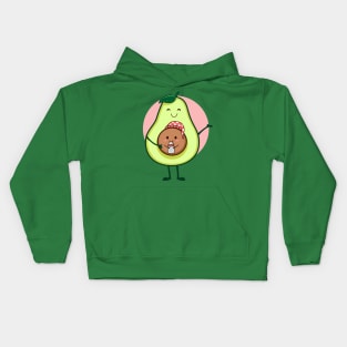 avocado mom baby Kids Hoodie